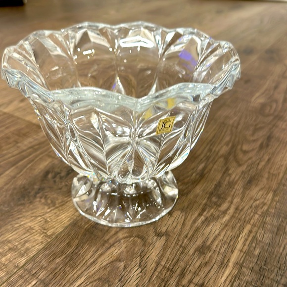 JG Durand Crystal Bowl w Lid Candy Dish - Picture 5 of 8